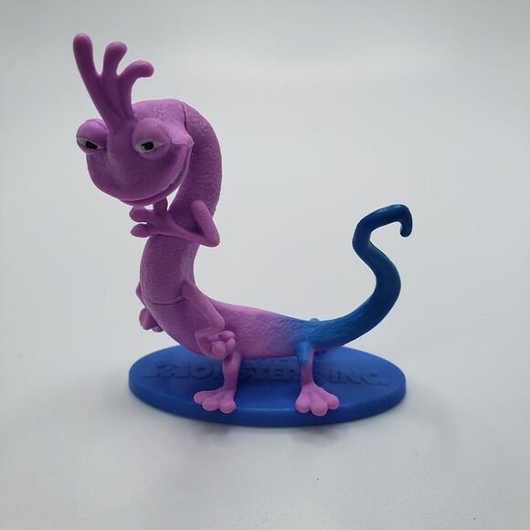 2 McDonalds Disney Monsters Inc Figures 2" Cake Topper Boo Randall Boggs Set - Picture 2 of 10